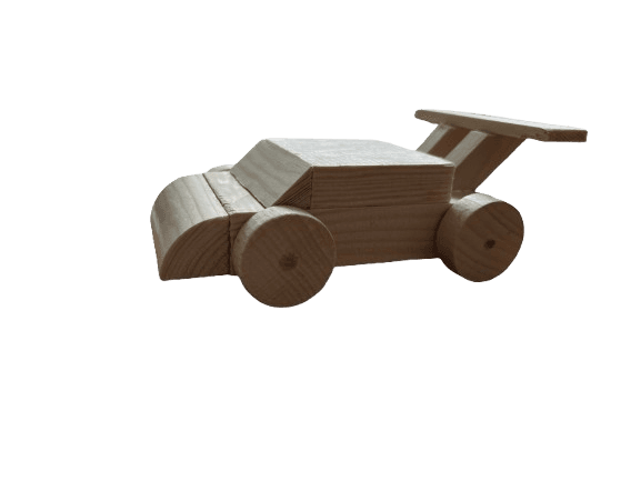 Rennwagen Holz-Bauset